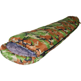 Спальний мішок-муми XXL BW Flecktarn для кемпінгу, до -18°C, Explorer