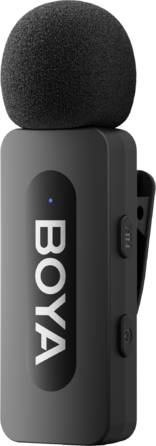 Бездротовий петличний мікрофон BOYA BY-V2 Lightning Black