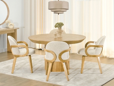 Стілець Mebel-Partner, тканина, бежевий, 1 шт.