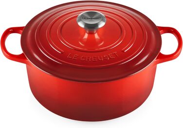 Каструля Le Creuset Signature з чавуну, Ø 26 см, 5,3 л, Червоний (Kirschrot)