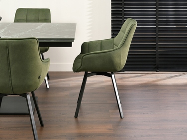 Стілець Mebel-Partner, оббивка тканина, зелений, 1 шт.
