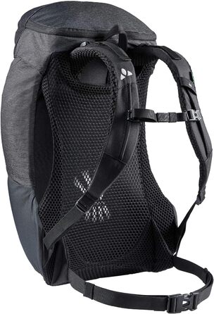 Жіночий туристичний рюкзак VAUDE Skomer 24 л з вентиляцією спини та дощовиком, чорний