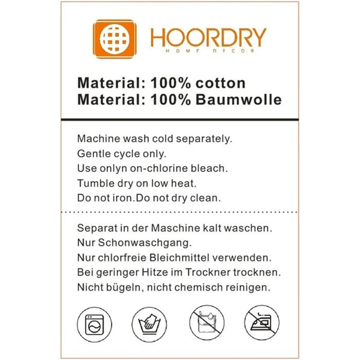 Двосторонній плед HOORDRY з бавовни Boho 150x200 см, покривало на ліжко, диван чи крісло, зелений та помаранчевий, з візерунком, для сну чи відпочинку