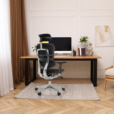 Офісне крісло / Крісло керівника ERGOHUMAN GEN2, тканина, чорний колір, hjh OFFICE