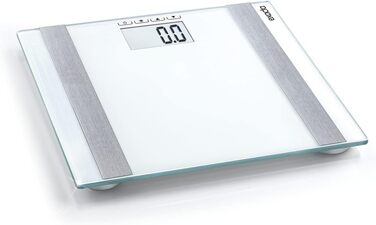 Цифрова вага для людей Exacta Deluxe з LCD-дисплеєм, вимірюванням ваги, жиру, води, м'язів і калорій, автоматичне ввімкнення/вимкнення