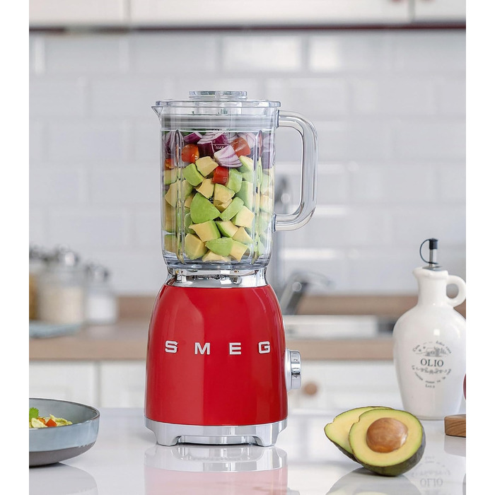 Міксер стаціонарний Smeg BLF03PBEU 1.5 л блакитний 800 Вт, 4 швидкості, автоматичні програми