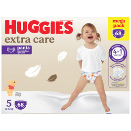 Підгузки-трусики Huggies Extra Care, ультрапоглинаючі, розмір 5 (12-17 кг), 68 шт.