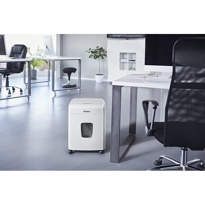 Шредер Dahle ShredMATIC 90 з автоподачею паперу (90 аркушів, P-4, шредер частинами, без масла та обслуговування, автоматичний втягувач) світло-сірий/сірий, рівень безпеки P4, 90 аркушів