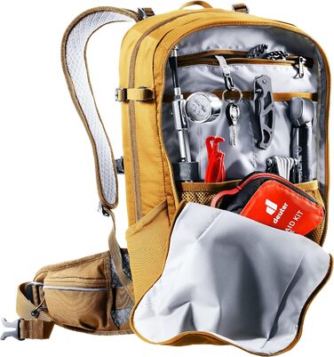 Велосипедний рюкзак Deuter Flyt 14 з захистом, 14 л, кориця-мигдаль
