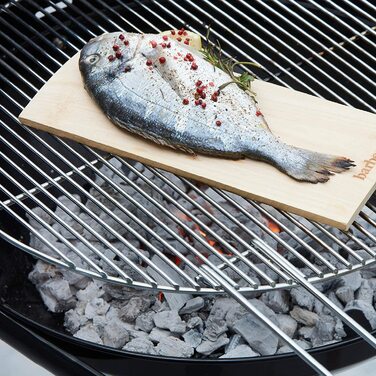 Набір з 2 дощок Barbecook з бука для грилю та копчення, для ароматного BBQ, фламлахсу чи м'яса