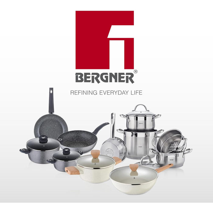 Каструля Bergner Retro 20 см, антипригарне покриття