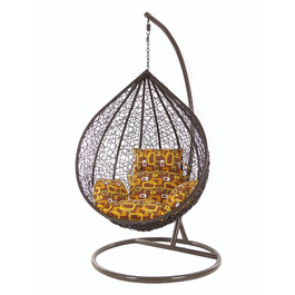 колір: подушка: коричнева/візерунчата nest (7117_hello_seventies)