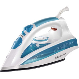 Парова праска Russell Hobbs 20562-56, 2600 Вт, керамічна підошва, резервуар 300 мл, подача пари 70 г/хв, паровий удар 210 г, антинакип, автooчищення, захист від капання