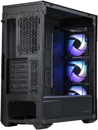 Корпус Cooler Master MasterBox TD500 Mesh V2 E-ATX, чорний, з тессельованою сіткою, 3×120 мм ARGB-вентилятори, скляна бокова панель, USB Type-C 10 Гбіт/с, знімна верхня кришка, мід-тауер