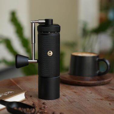 Ручна кавомолка TIMEMORE S3 ESP, з регулюванням помелу, з металевим корпусом, для еспресо, моки, френч-пресу, пуроверу, золото-горіховий колір