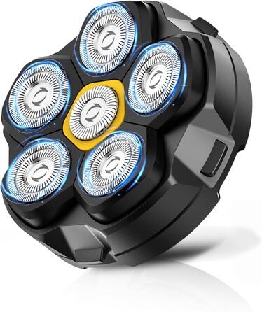 Машинка для гоління голови Glatzen 2026 IPX8, 6D, USB-C, чорна