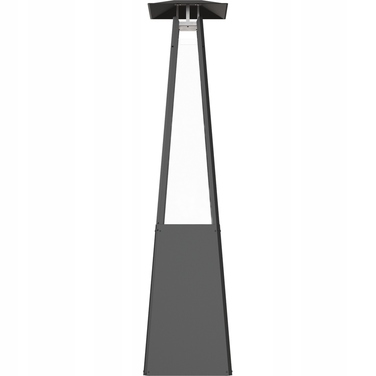 Газовий обігрівач-парасолька для саду KRATKI Umbrella 12кВт, чорний, пропан