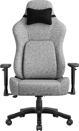 Крісло геймерське ігрове Anda Seat Phantom 4 L до 90 кг Gray Fabric (AD18YSD-72-G-F-G01)