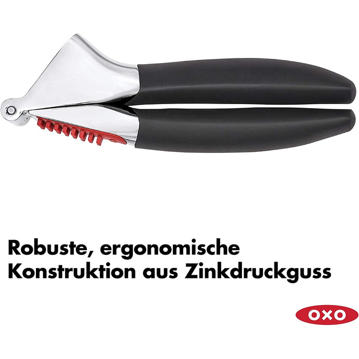 Прес для часнику та імбиру OXO Good Grips, ручний, можна мити в посудомийці