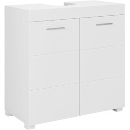 FOREHILL Тумба під умивальник біла з 2 дверцятами та 2 полицями, 60x31x60 см, для ванної кімнати