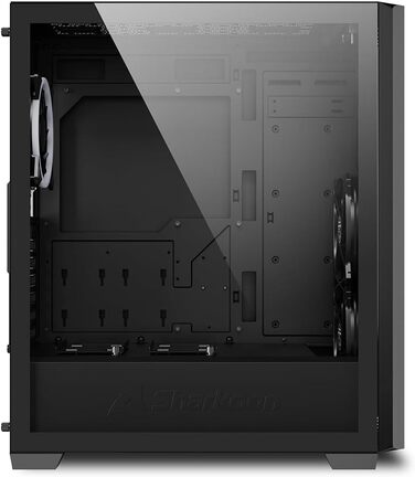 Корпус для ПК Sharkoon VS9 RGB Midi ATX, чорний