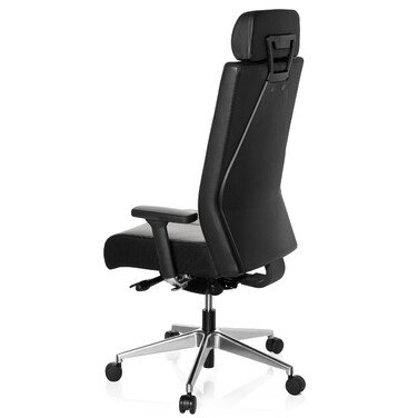 Офісне крісло / поворотне крісло PRO-TEC XXL Шкіра Чорний HJH OFFICE