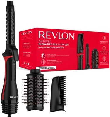 Фен-стайлер Revlon One-Step 3-в-1: фен, стайлер, плойка, знімна насадка, чорний