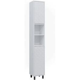 Пенал для ванної Vicco Agasta, білий глянець, 30x190,3 см