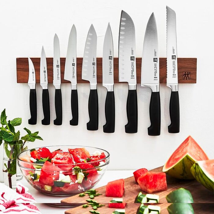 Ніж кухарський ZWILLING Vier Sterne, 20 см, нержавіюча сталь, пластикова ручка