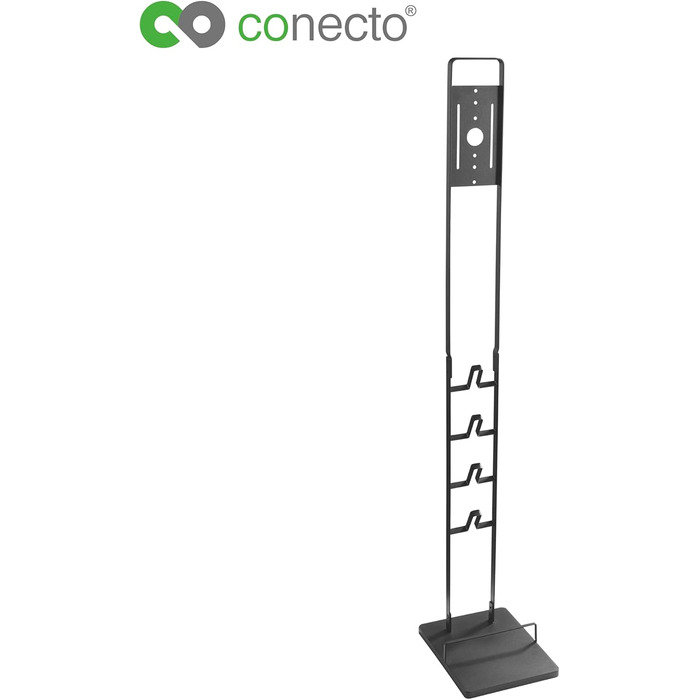 Підставка для пилососа conecto SA-CC50876, алюміній, чорна