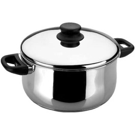 Каструля з кришкою Lacor Garinox 20 см 3,8 л, нержавіюча сталь