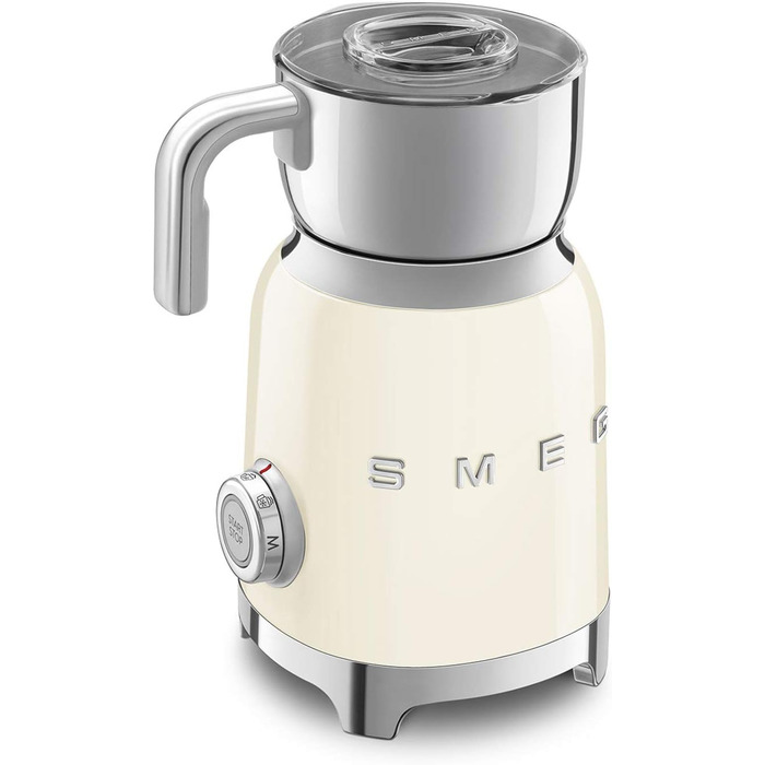 Smeg MFF01CREU Молокозбивач індукційний, 6 програм, 600 мл, кремовий