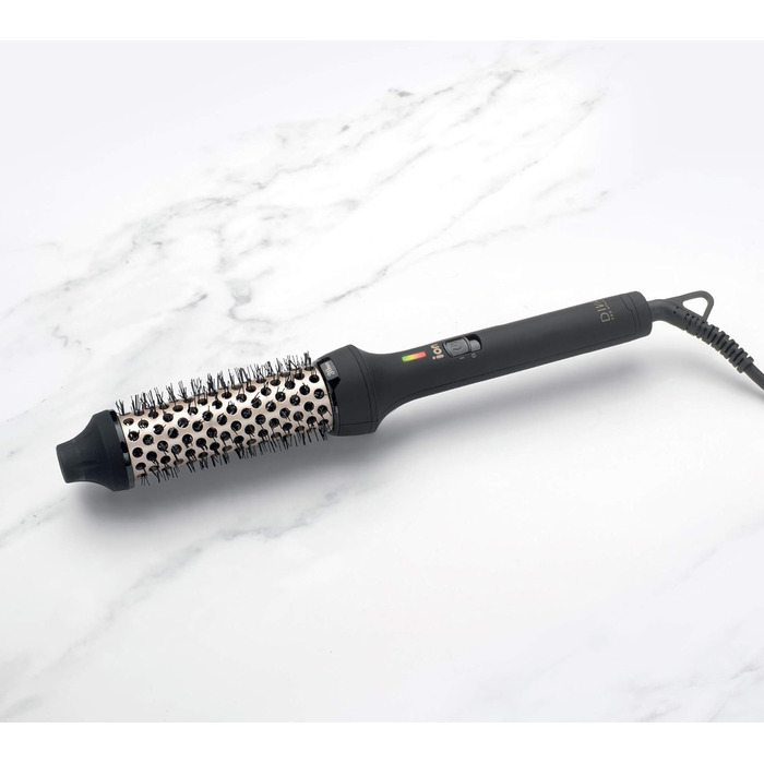 Керамічна гаряча щітка для укладання волосся Diva Pro Styling 30 мм, чорна, для об'єму, локонів та хвиль, PRO314