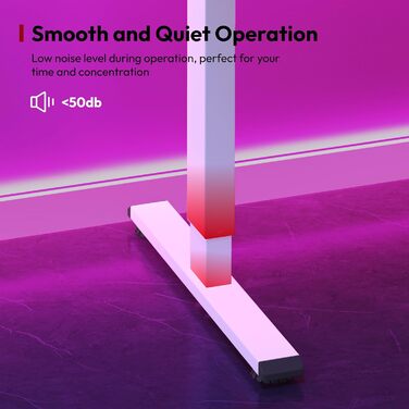 Електричний стіл SANODESK 160x60 см, регульований по висоті, ігровий стіл з пам'яттю, гачком, колір клен