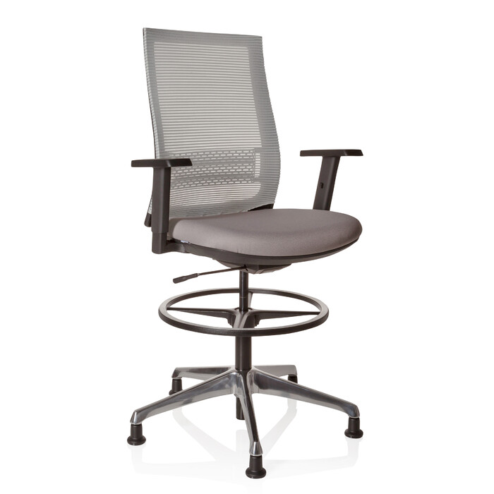 Робоче крісло / стійка стілець TOP WORK 99 Mesh Grey hjh OFFICE