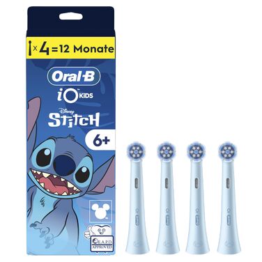 Смінні насадки для електричної зубної щітки Oral-B iO Ultimative Reinigung для дітей (Stitch), білі, 4 шт.