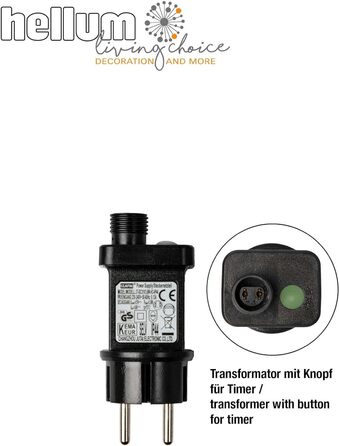 Світлодіодна гірлянда hellum для вулиці й дому, 160 LED, тепле біле світло, з таймером, прозорий кабель, довжина 15,9 м, електрична