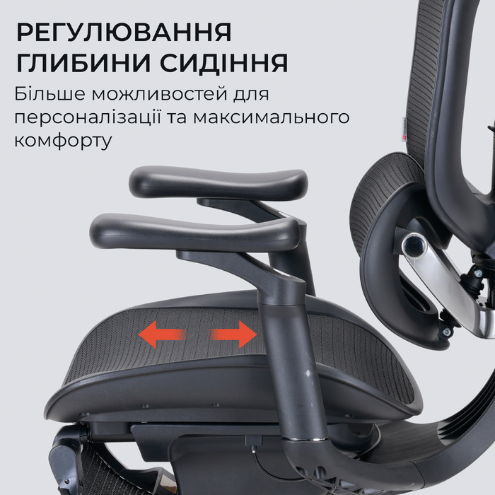 Крісло офісне Sihoo C300 LITE V2 White з підставкою для ніг