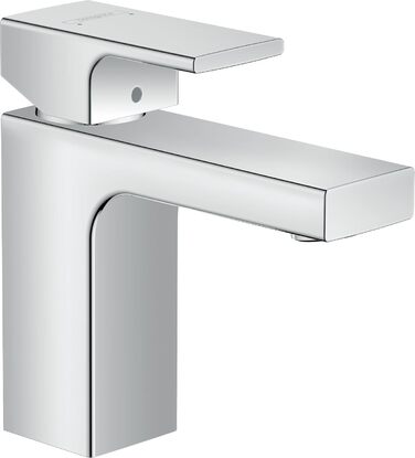 Змішувач для ванної кімнати Hansgrohe Vernis Shape, без зливу, з ізольованою водопровідною трубою, висота виливу 95 мм, водозберігаючий (EcoSmart), хром, 71569000