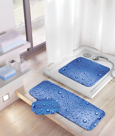 Подушка для шиї Kleine Wolke Bubble, ПВХ, морська синь, 32x22 см