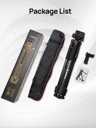 Алюмінієвий штатив Moman TP71T для камери та смартфона, 180 см, максимальне навантаження 5 кг, портативний фотоштатив для подорожей, легкий тринога з головкою