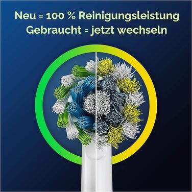 Смінні насадки для електричної зубної щітки Oral-B CrossAction, 8 шт.