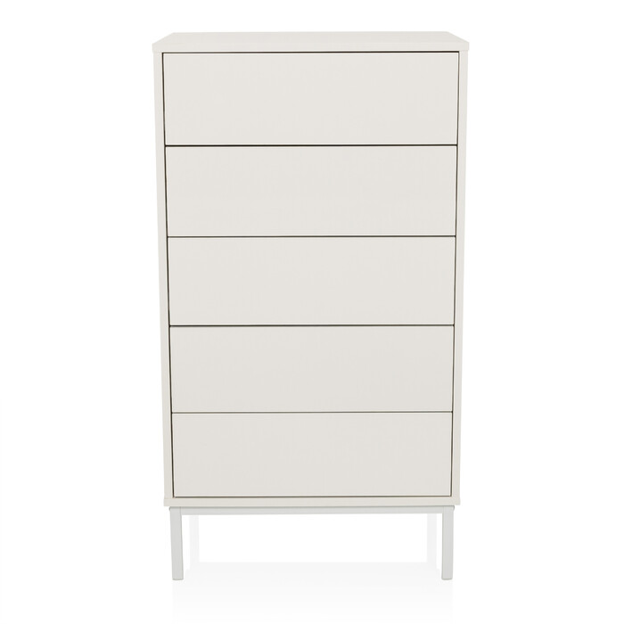 Буфет / комод BJORDAL 55x40x100 см 5 шухляд білий hjh LIVING