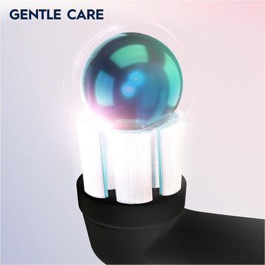 Смінні насадки для електричної зубної щітки Oral-B iO Gentle Care (ніжна чистка), чорні, 6 шт.