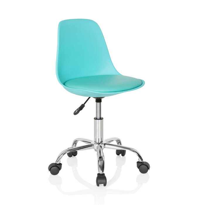 Дитячий стілець-крісло FANCY II, обертовий, бірюзовий, hjh OFFICE