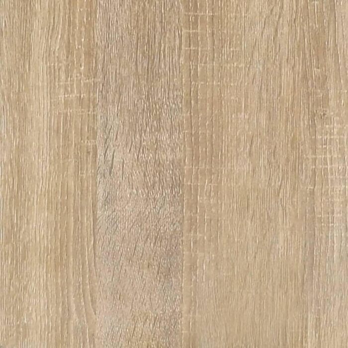 ТВ тумба vidaXL з ДСП та сталі, коричнева, 100x33x41 см, під телевізор, у стилі дуба, сучасний телевізійний стіл