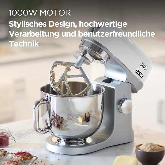 Кухонна машина Kenwood kMix KMX750BK (стандартного розміру, біла)