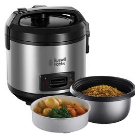 Рисоварка Russell Hobbs 27080-56 з функцією приготування на парі, 1.2л, чаша з антипригарним покриттям, нержавіюча сталь