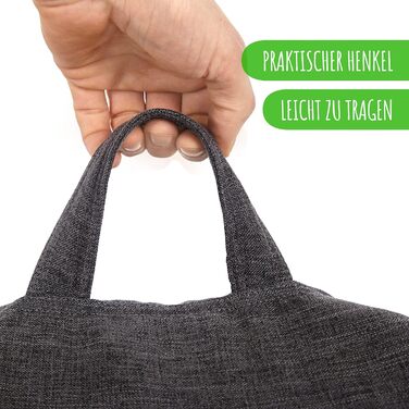 Чохол для крісла-мішка XXL Green Bean, льон, 100x120 см, темно-сірий, без наповнювача, м'який, міцний, з додатковим внутрішнім мішком, праний