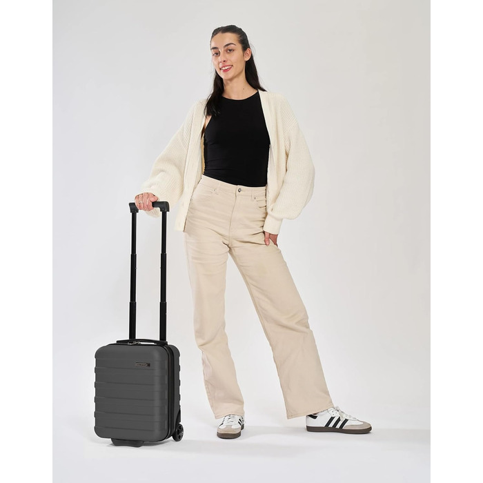Валіза для ручної поклажі Cabin Max Luggage Trolley 40x30x20 см, 24л, Graphite